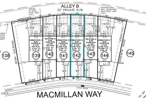 Plot Plan - 584 Macmillan Way, Knightdale, NC 27545