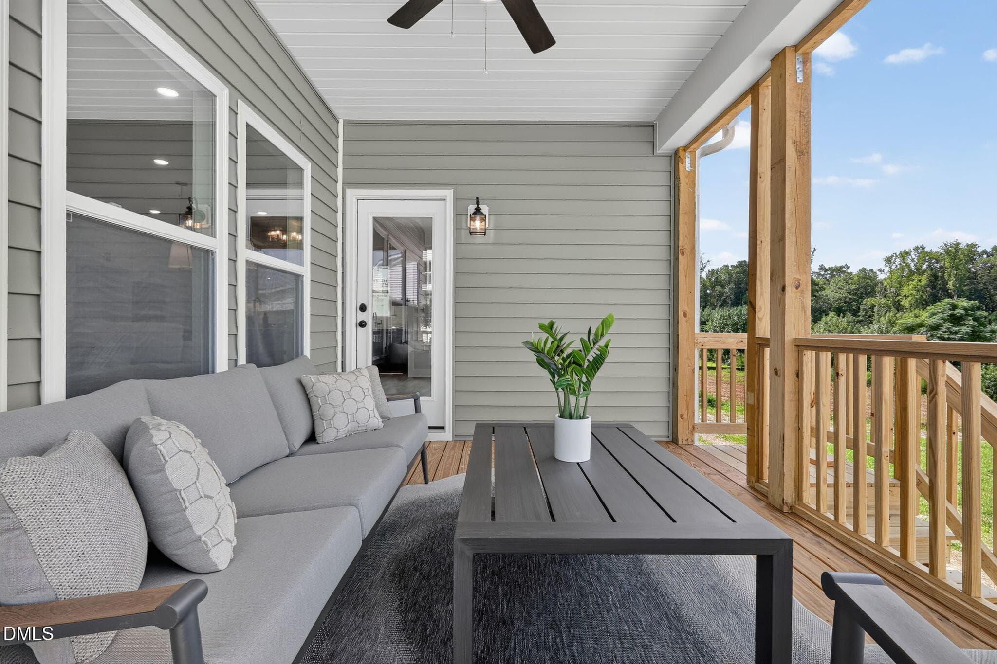 Covered Deck - 239 Sweetfern Lane, Zebulon, NC 27597