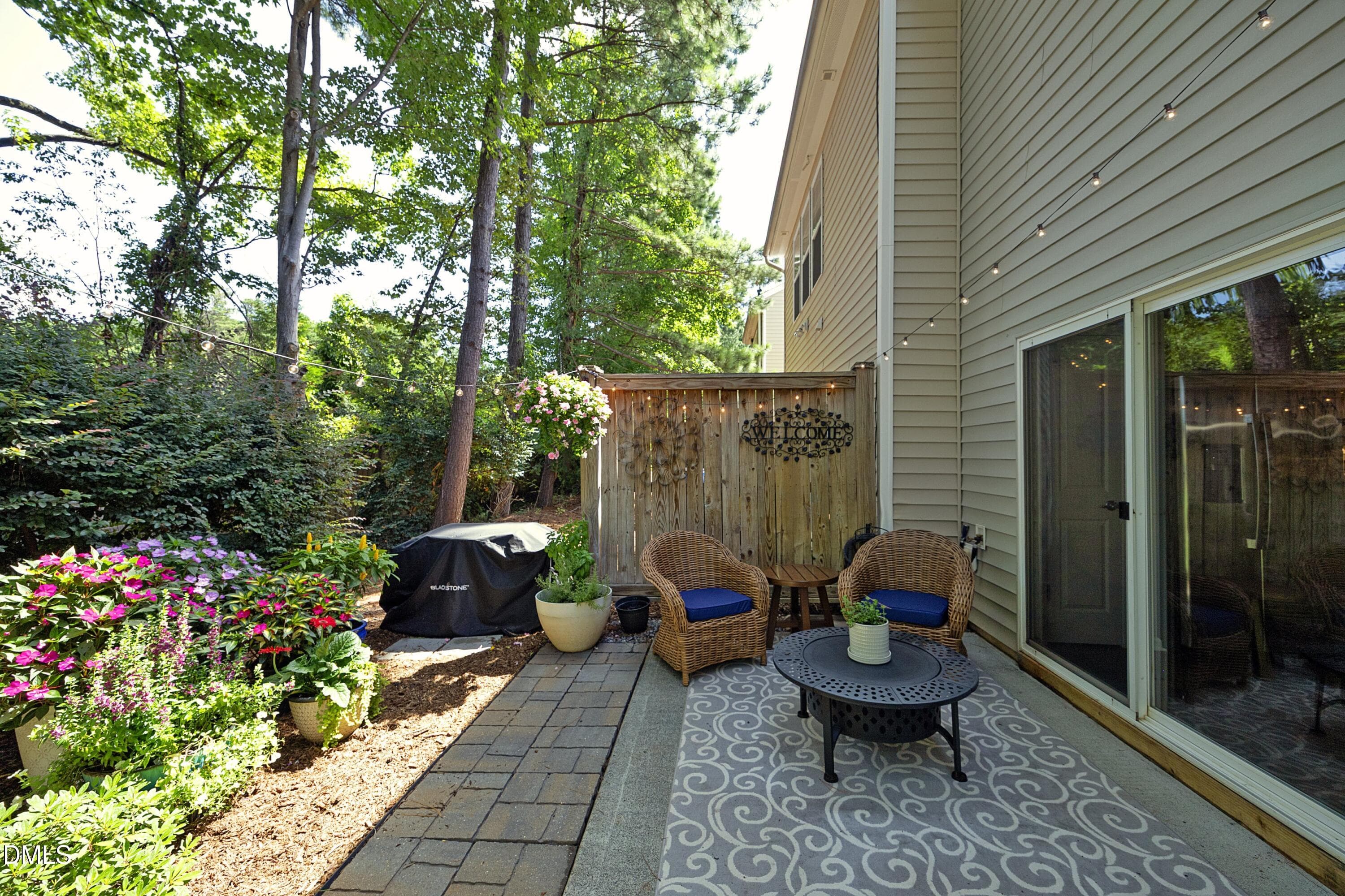 Private Patio - 8618 Redcrest Place, Raleigh, NC 27617, Raleigh
