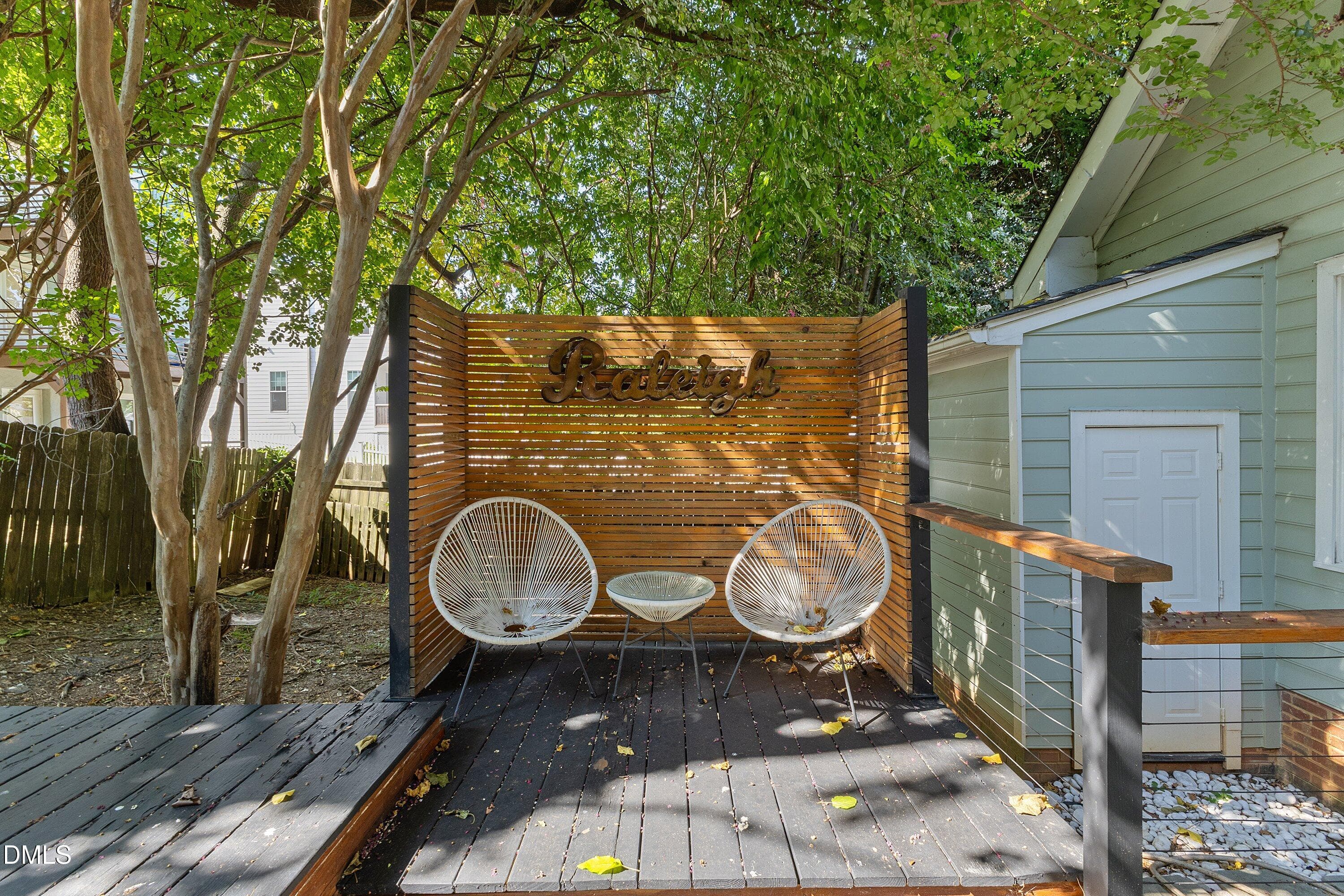 Rear Deck - 814 S Bloodworth Street, Raleigh, NC 27601, Raleigh
