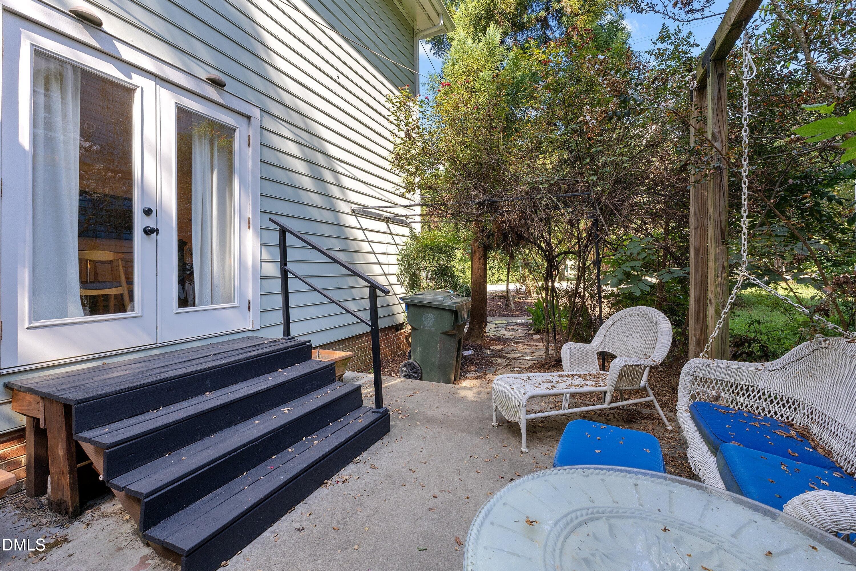 Side Patio - 814 S Bloodworth Street, Raleigh, NC 27601, Raleigh