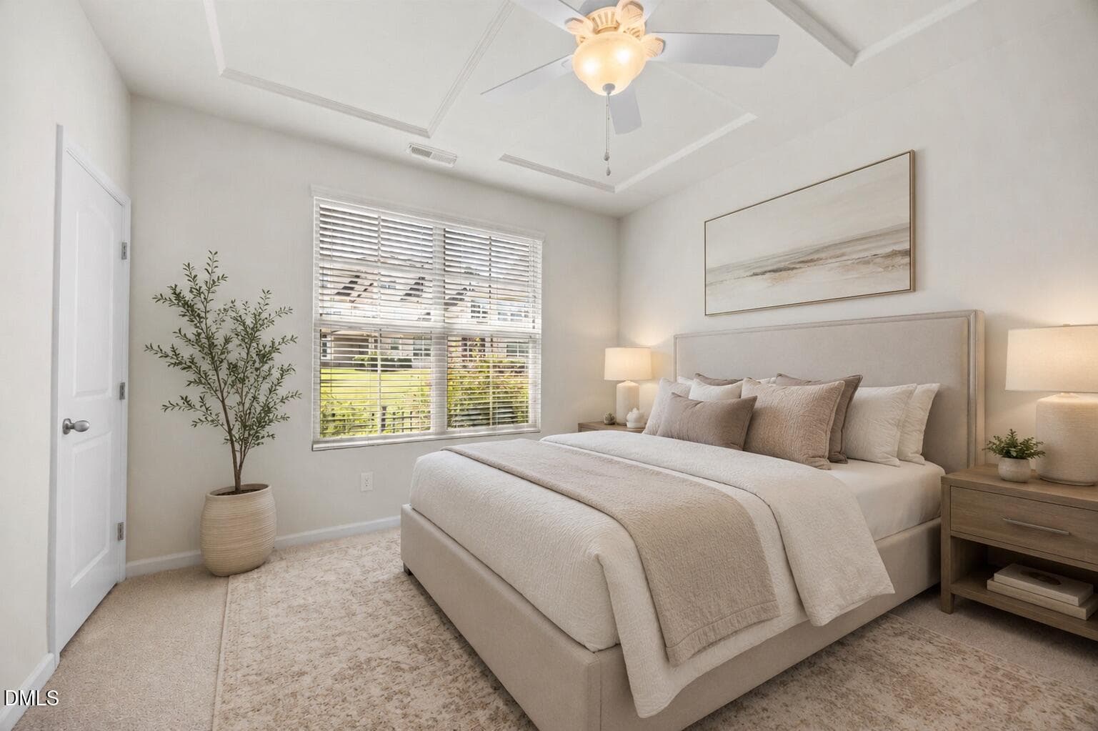 Primary bed v stage - 9333 Falkwood Road, Raleigh, NC 27617, Raleigh