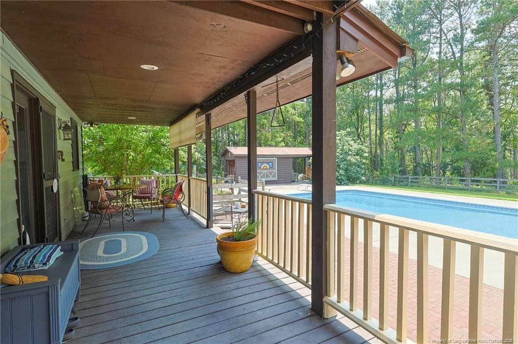 Back Porch View 2 - 641 Sunridge Drive, Cameron, NC 28326
