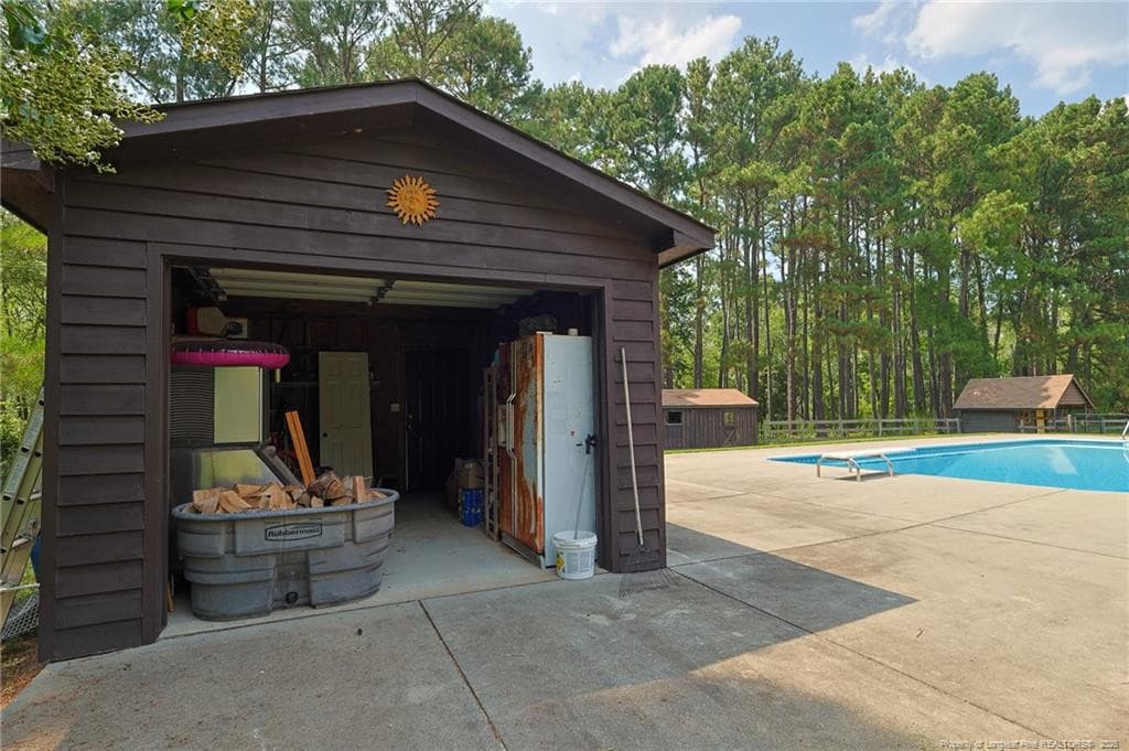 Pool House View 2 - 641 Sunridge Drive, Cameron, NC 28326