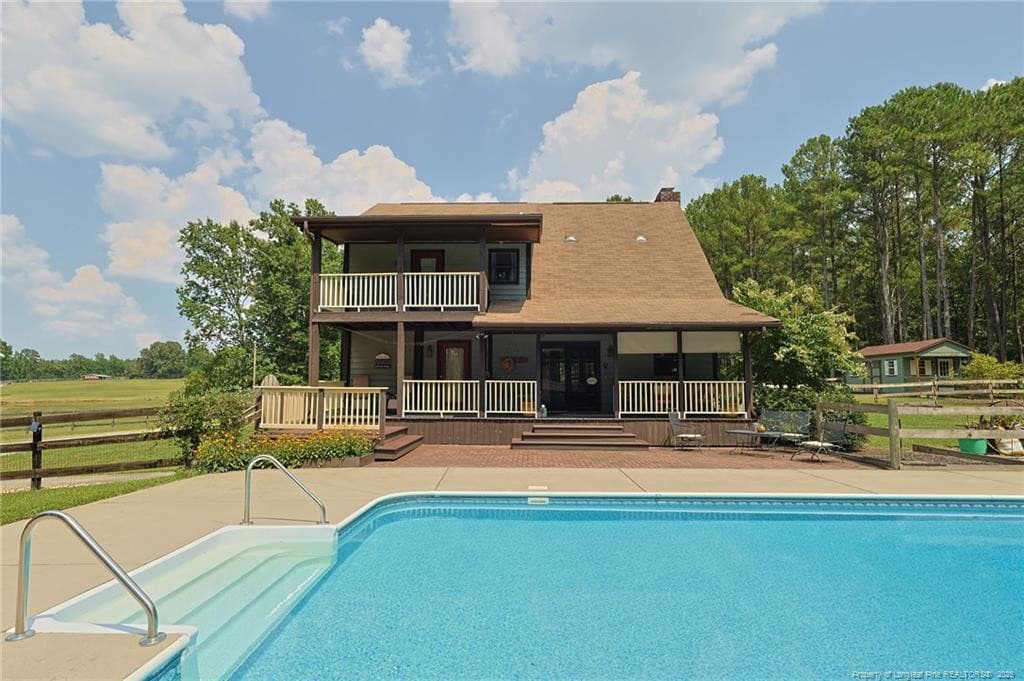 Rear View - 641 Sunridge Drive, Cameron, NC 28326