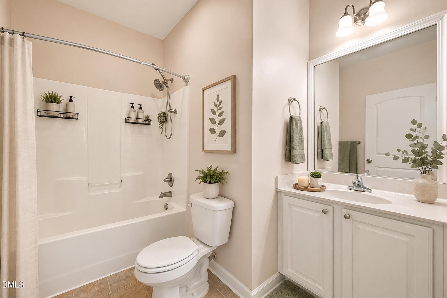 Virtually Staged Bathroom - 200 Brooks Edge Drive, Winston-Salem, NC 27107