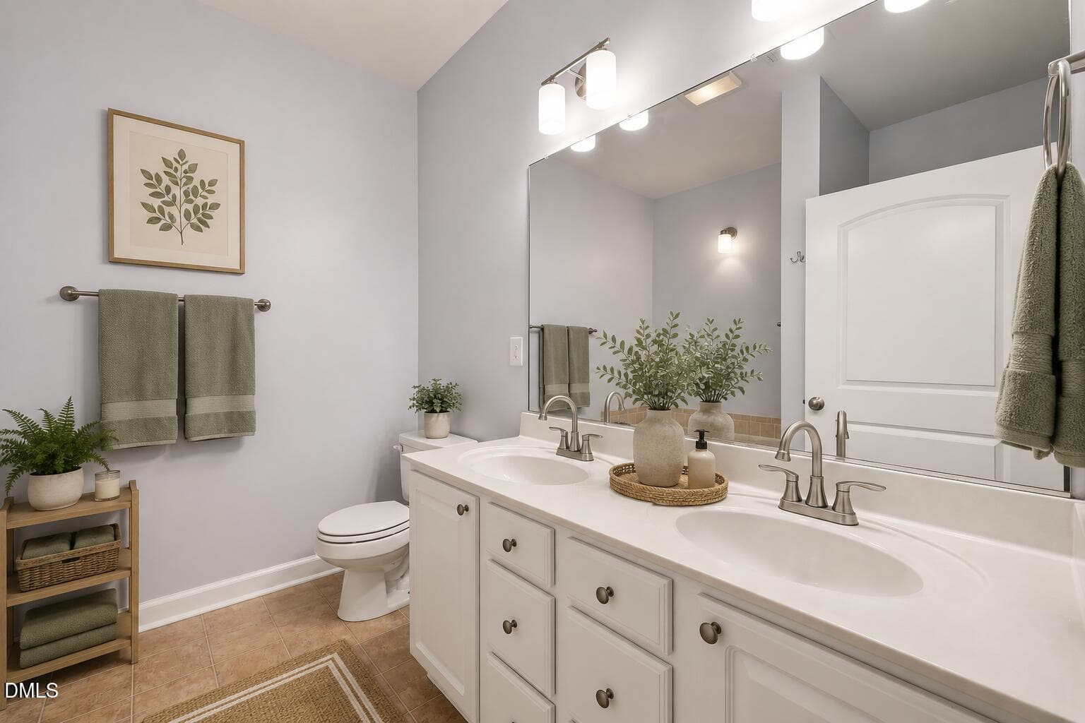 Virtually Staged ensuite bathroom - 200 Brooks Edge Drive, Winston-Salem, NC 27107