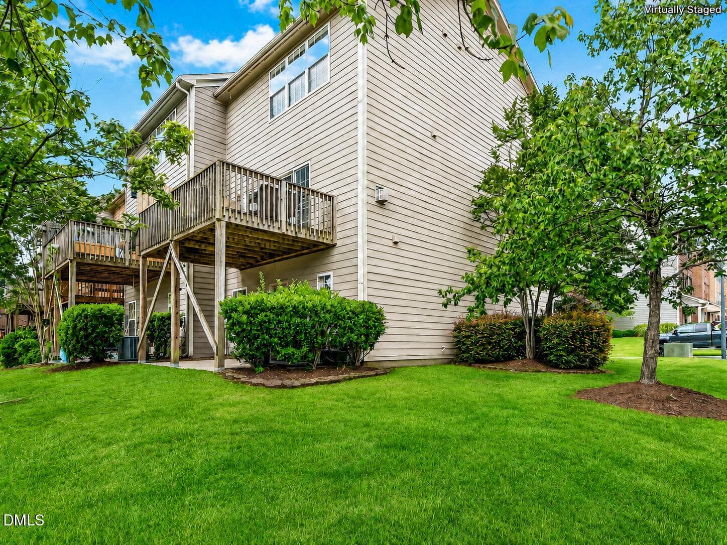 VS Rear Exterior with watermark - 100 Gallent Hedge Trail, Apex, NC 27539