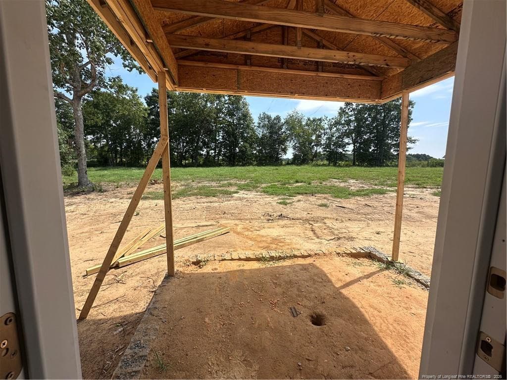 Back door view - 318 Maverick (Lot 15) Lane, Dunn, NC 28334