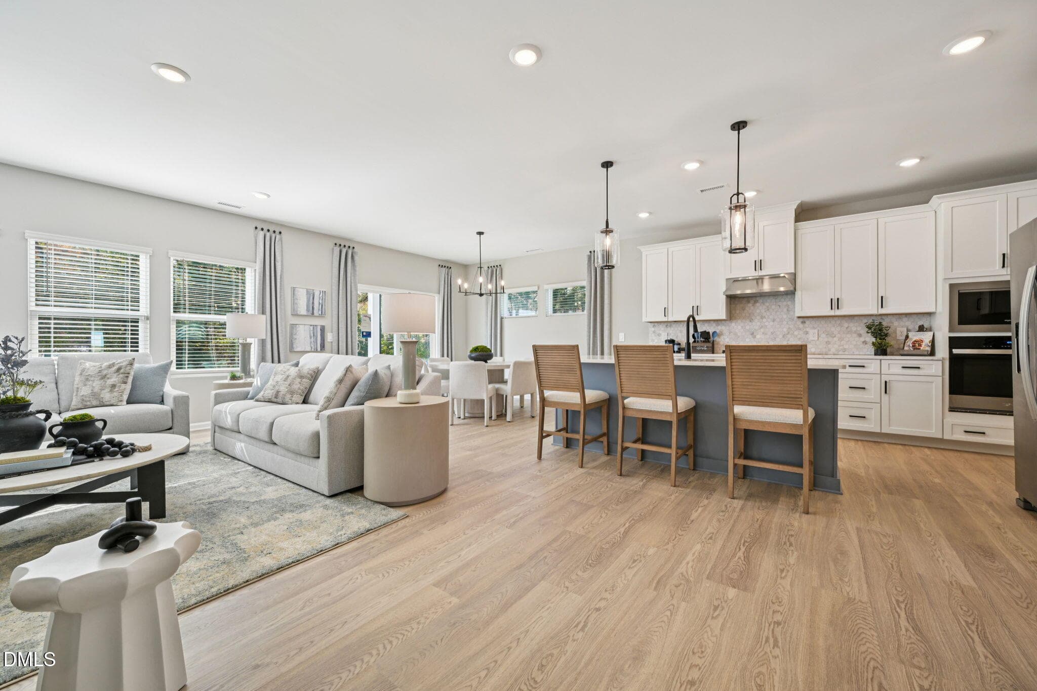 6 - Living and Kitchen - 3505 Blythedale Lane, Raleigh, NC 27616, Raleigh