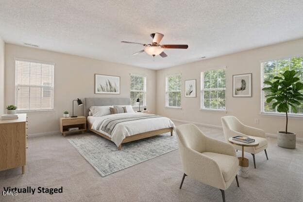Huge Primary Bedroom with Sitting Area - 5209 Heather Ridge Lane, Raleigh, NC 27610, Raleigh