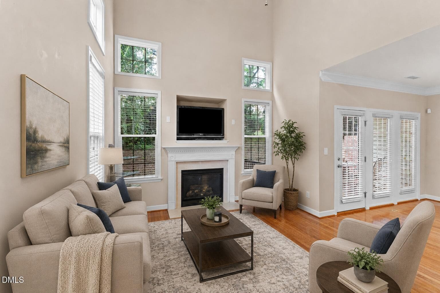 living room - 6001 Four Townes Lane, Raleigh, NC 27616, Raleigh