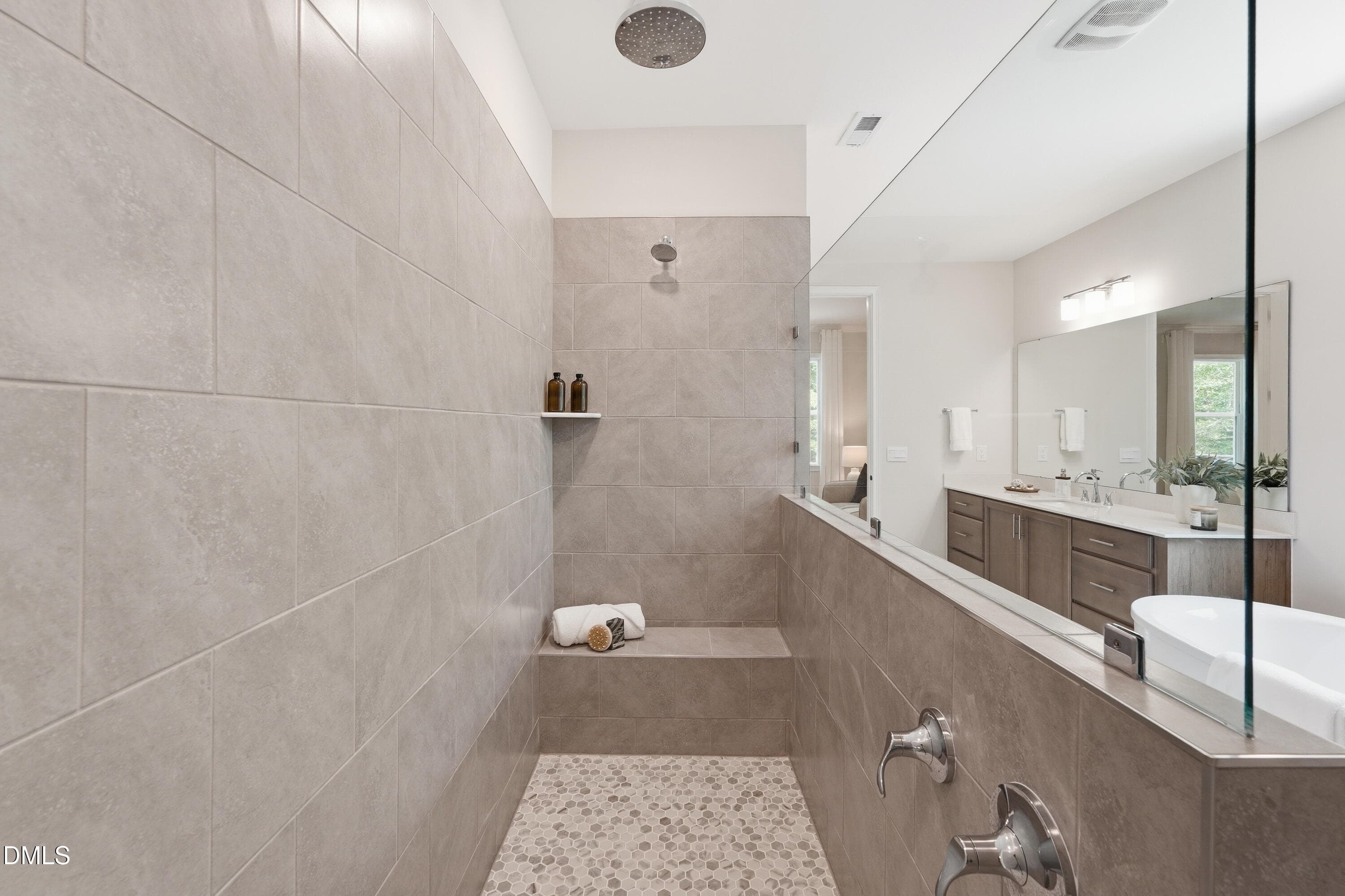 Primary Walk-In Shower - 290 Twisted Oak Way, Chapel Hill, NC 27517, Chapel Hill