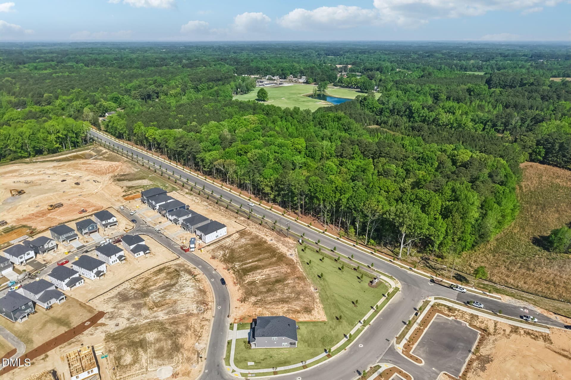 2 - Aerial - 5100 Cardinal Ridge Way, Wendell, NC 27591