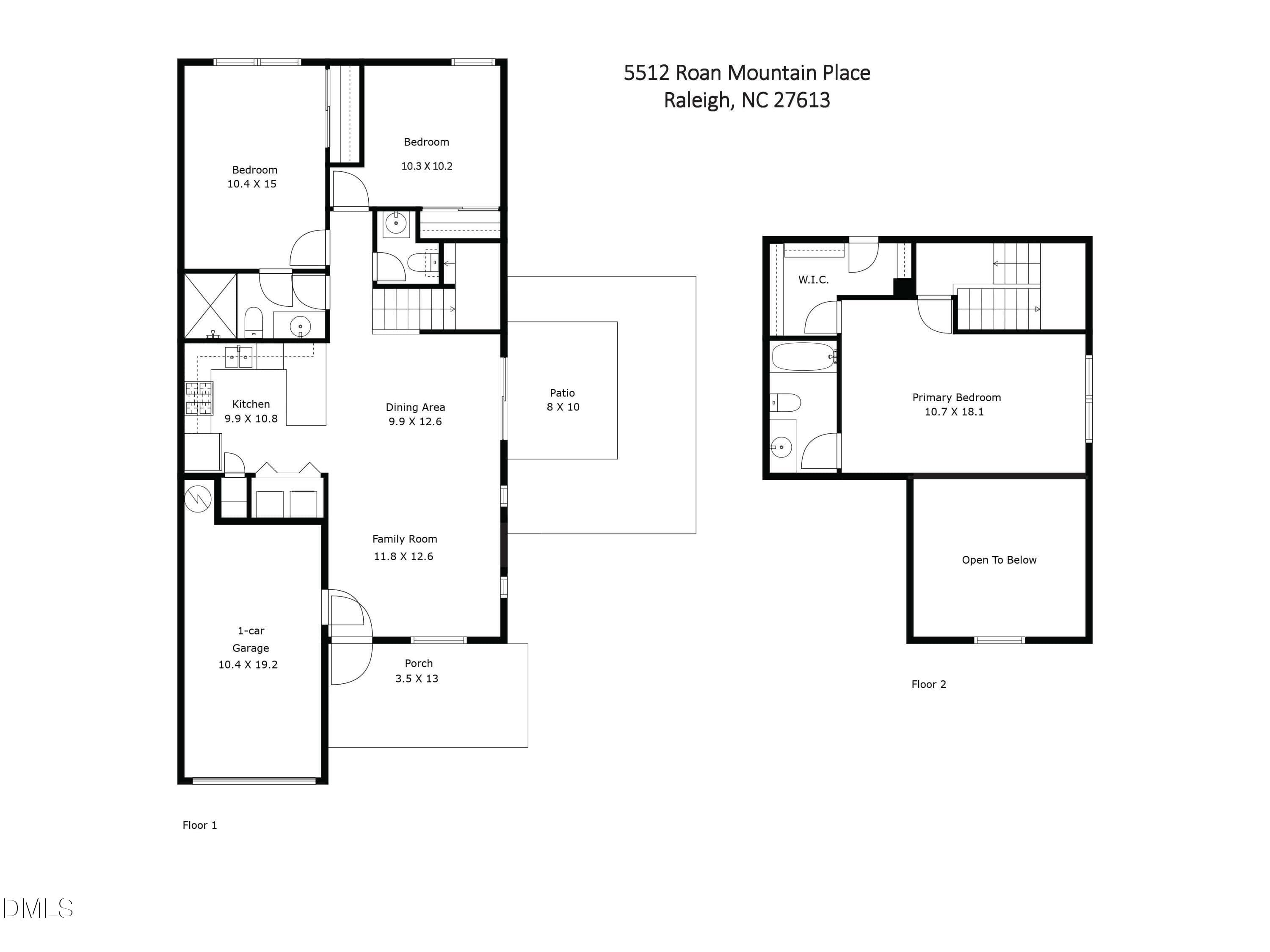 5512 Roan Mtn - Floorplan - 5512 Roan Mountain Place, Raleigh, NC 27613, Raleigh