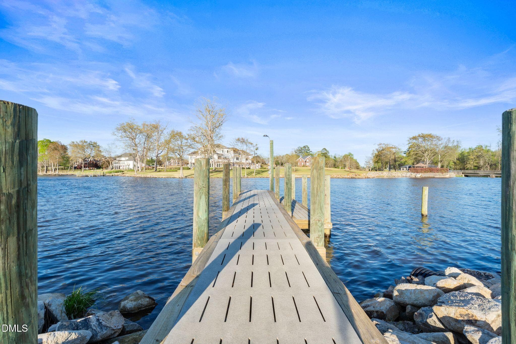 Interior & Exterior Photo- Dock to water - 515 Martin Livestock Road, Princeton, NC 27569