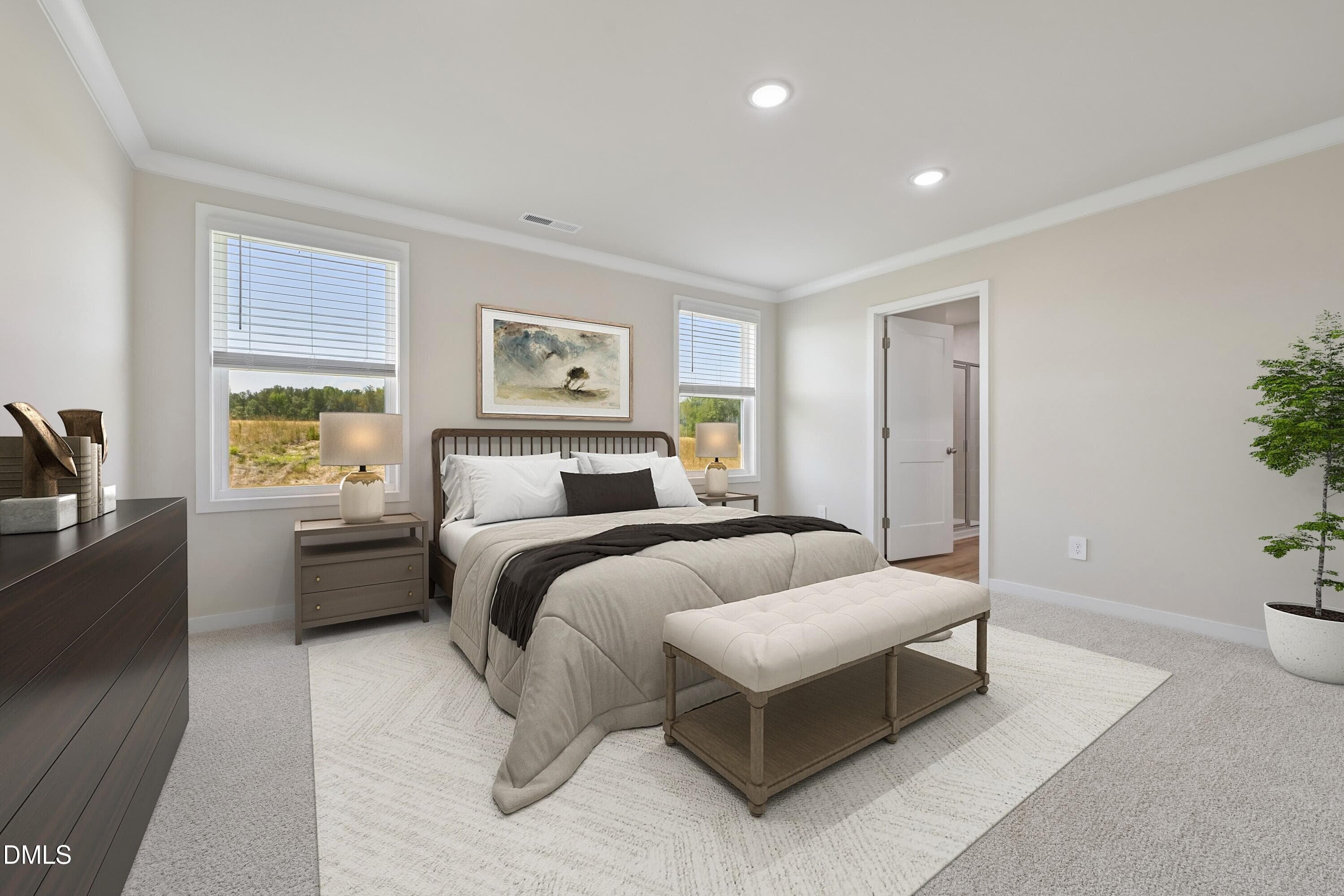 12 - Primary Suite - 5958 Fallowfield Lane, Raleigh, NC 27616, Raleigh