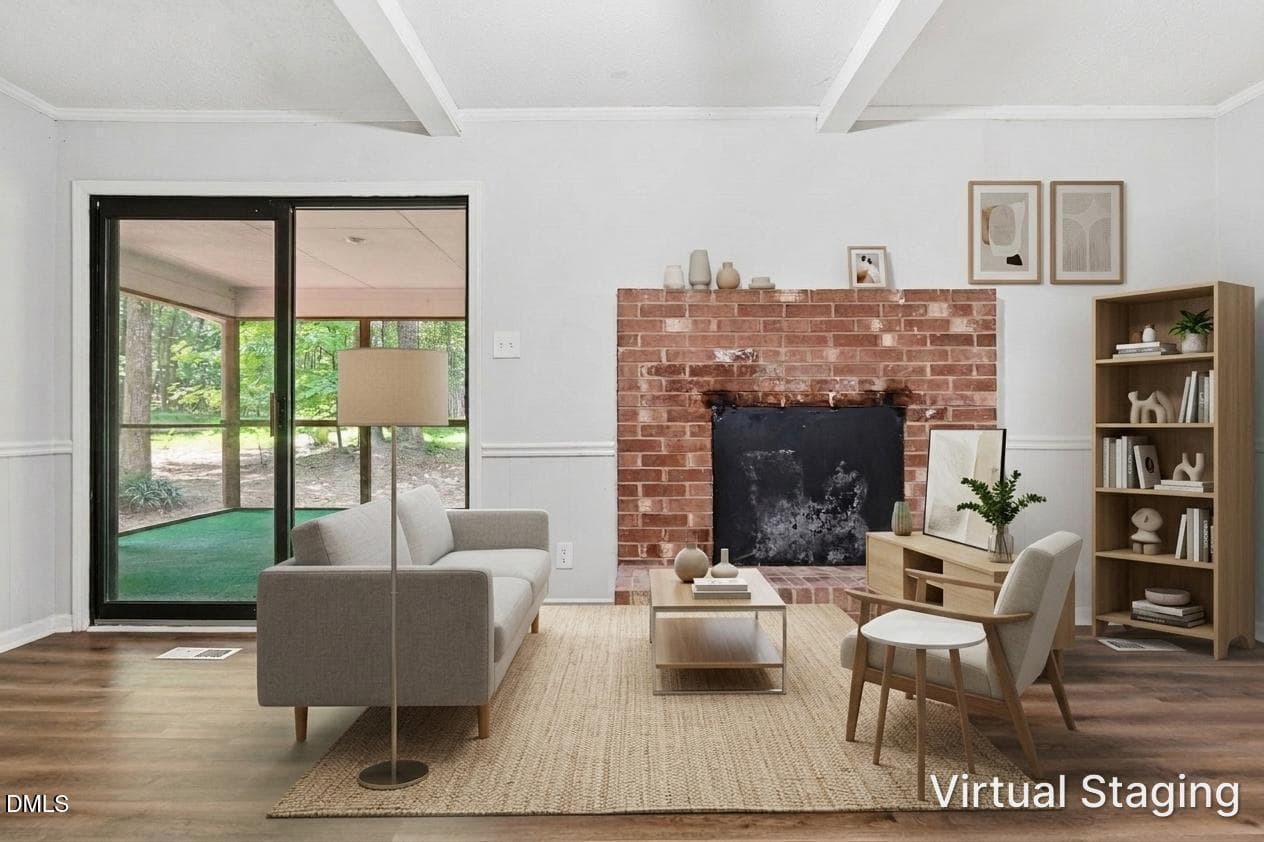 Virtually Staged - 401 Andover Road, Durham, NC 27712, Durham