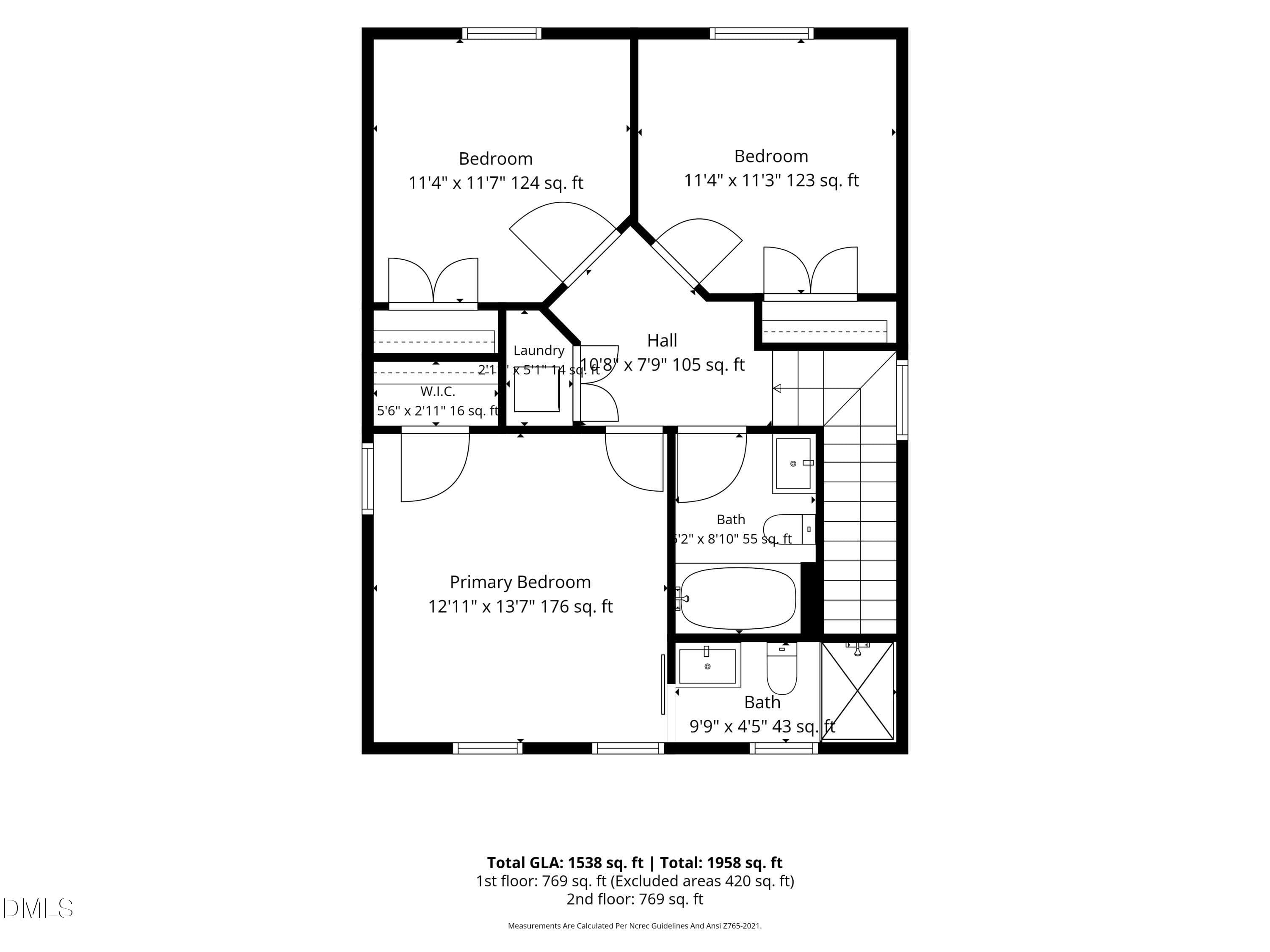 2nd_floor_907_pleasant_drive_durham_with - 907 Pleasant Drive, Durham, NC 27703, Durham