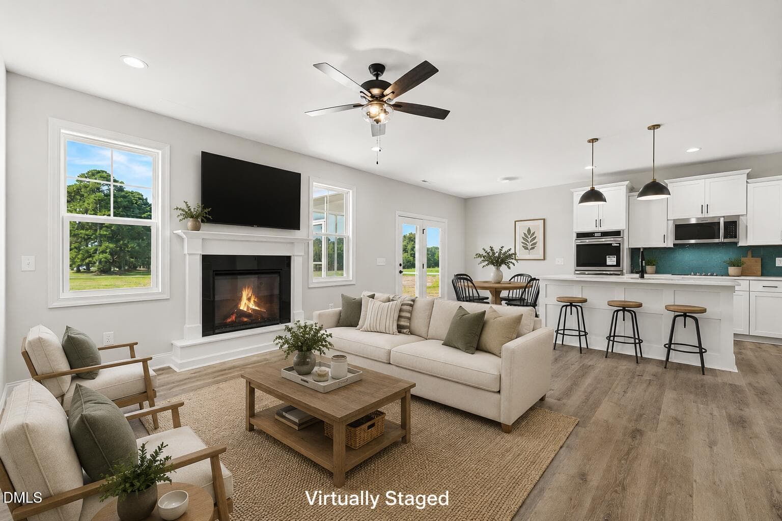 23 Kizzy Virtually Staged LR - 23 Kizzy Drive (lot 1), Selma, NC 27576