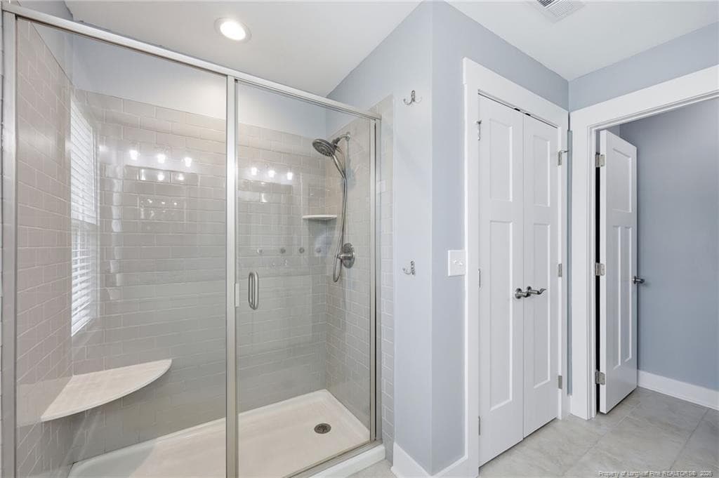 Walk in Shower and Second custom closet - 101 Woodford Lane, Vass, NC 28394