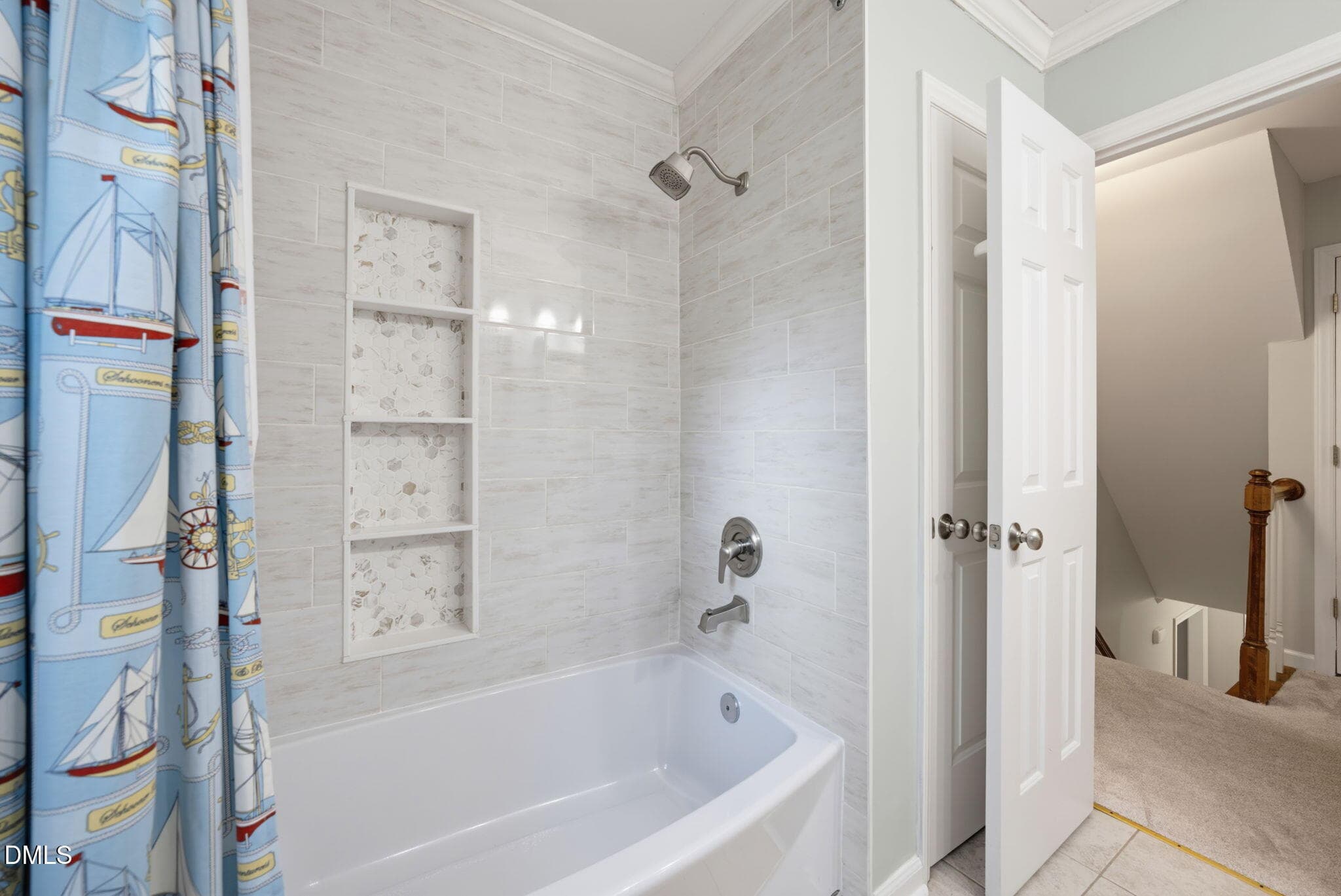 Updated hall bath - 3 Danforth Place, Durham, NC 27712, Durham