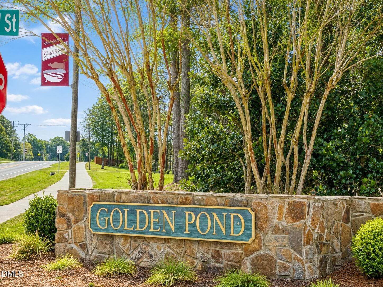 Golden Pond Sign - 2656 Bowden Drive, Creedmoor, NC 27522