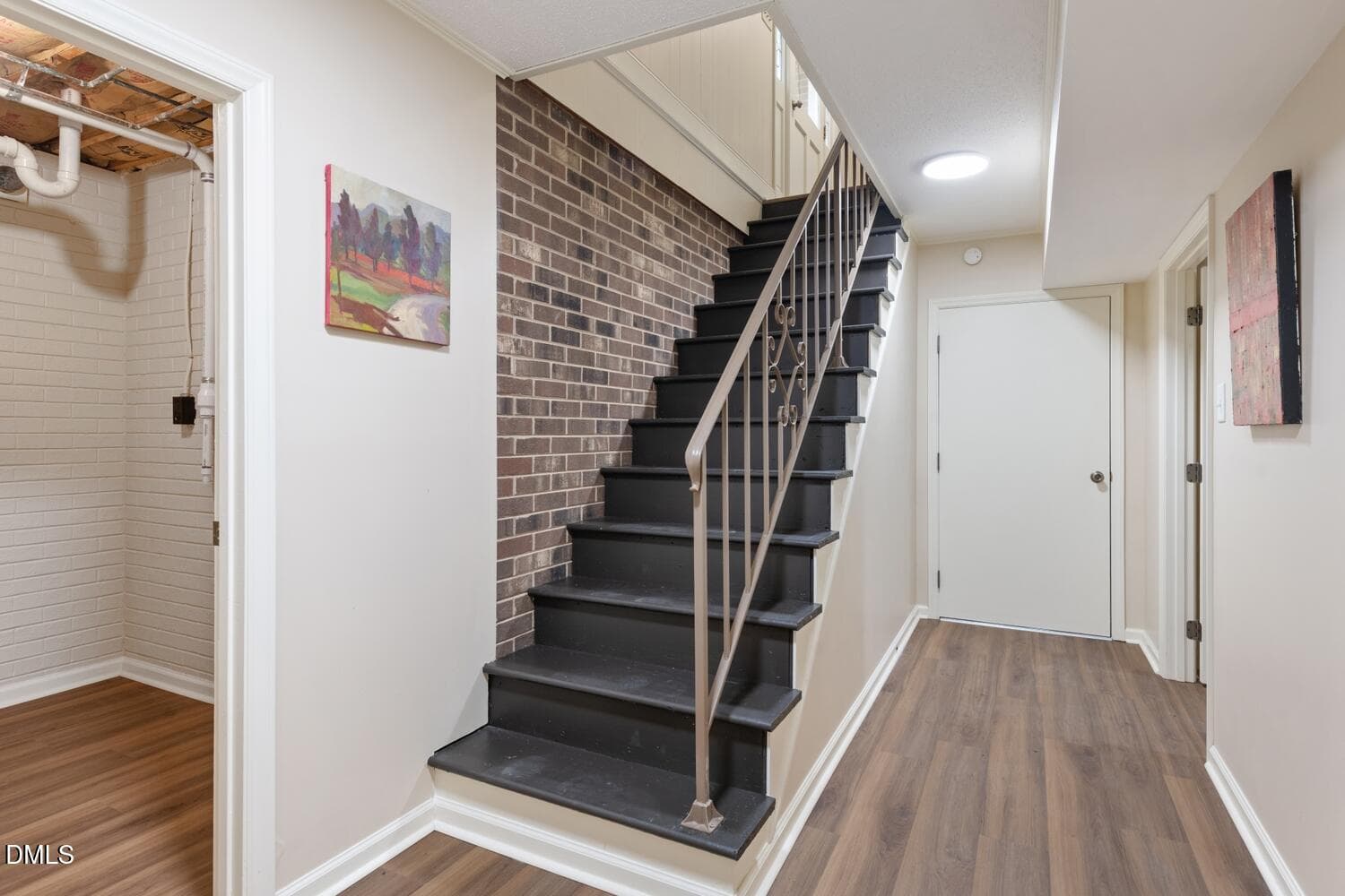 Basement stairs - 1921 Henry Road, Graham, NC 27253