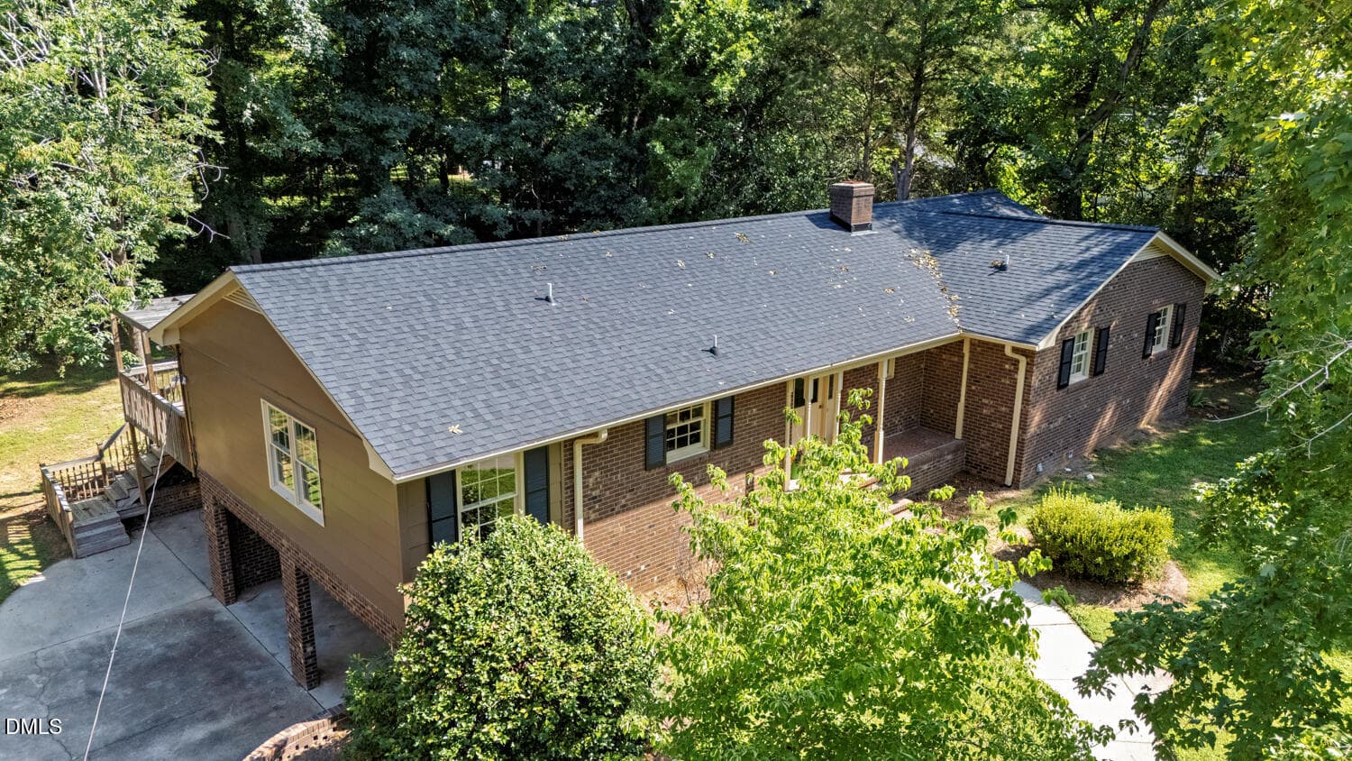 Aerial View - 1921 Henry Road, Graham, NC 27253