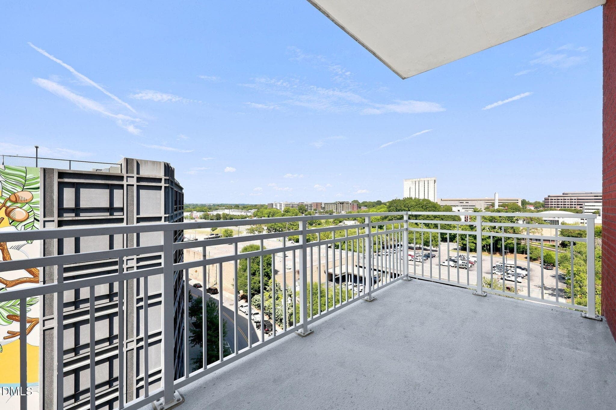 Large corner balcony - 400 W North Street 826, Raleigh, NC 27603, Raleigh