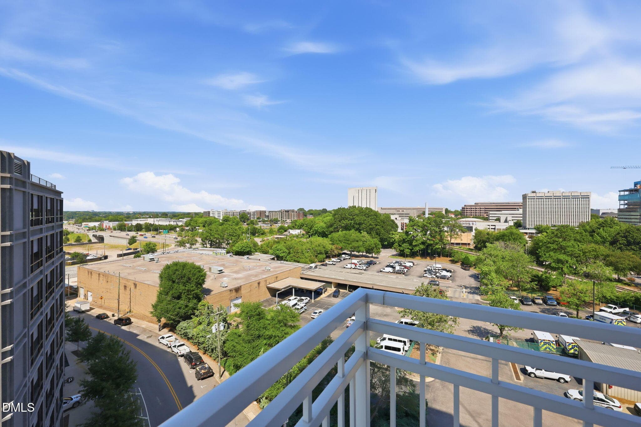 Balcony view - 400 W North Street 826, Raleigh, NC 27603, Raleigh