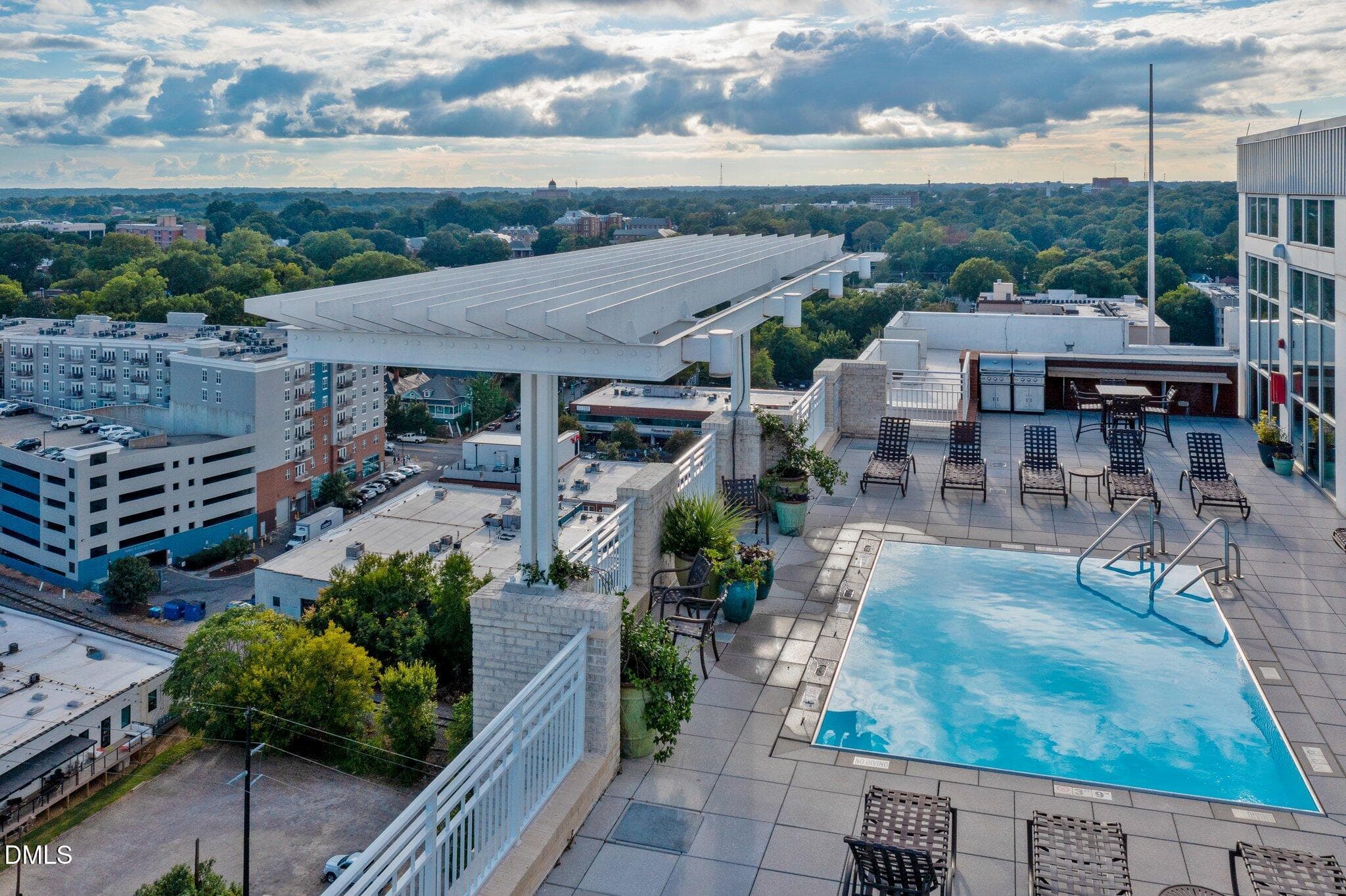 Pool deck - top floor - 17 - 400 W North Street 826, Raleigh, NC 27603, Raleigh