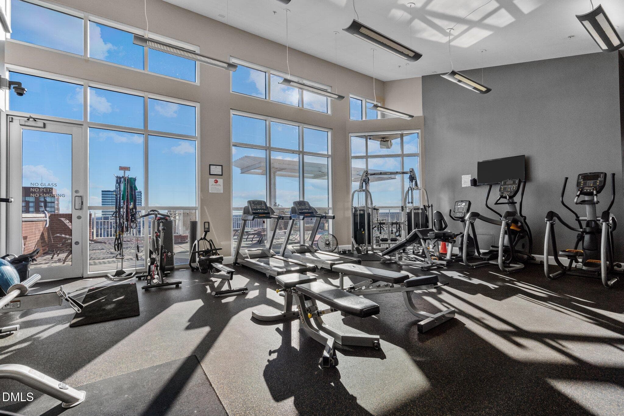 Gym - West at North Condos - 400 W North Street 826, Raleigh, NC 27603, Raleigh