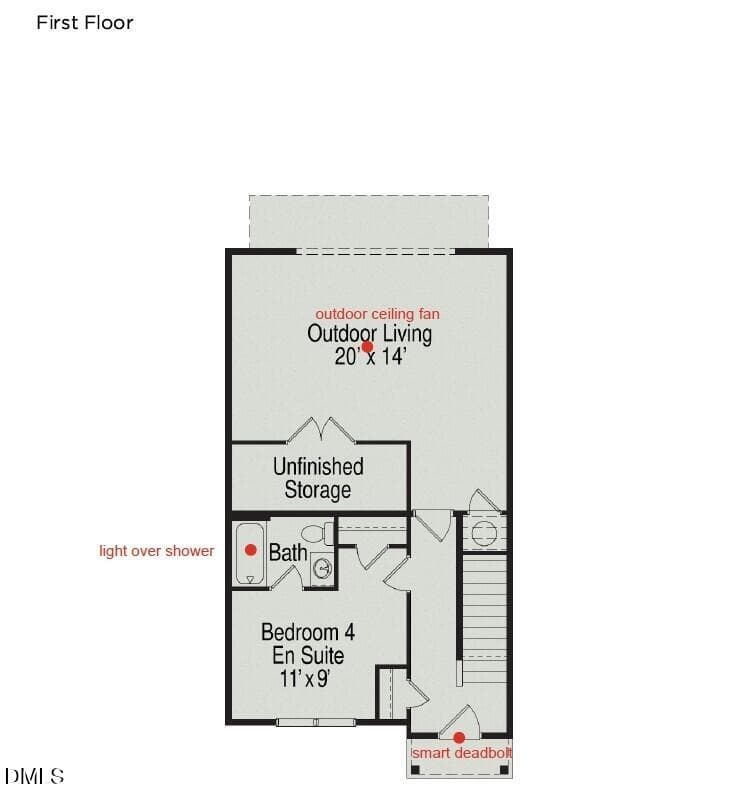 First Floor - 716 Orchard Vista Circle, Raleigh, NC 27606, Raleigh