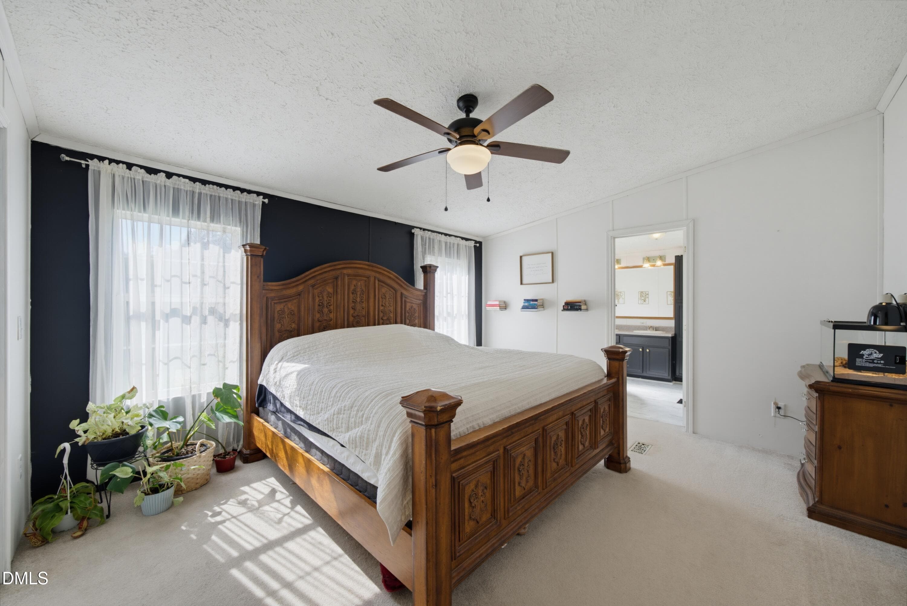 Primary bedroom - 523 County Line Road, Manson, NC 27553