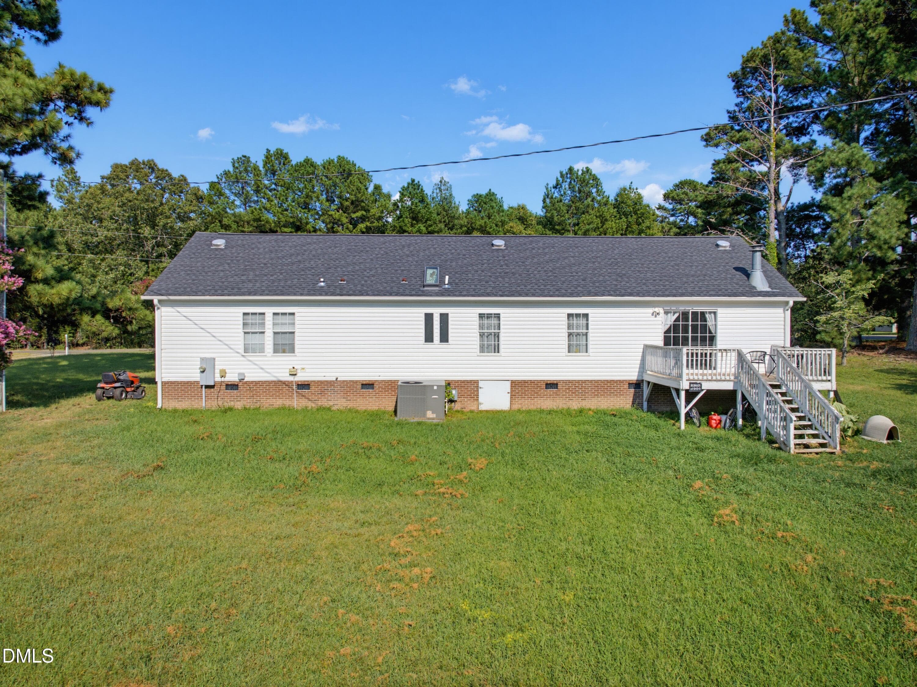 Back view1 - 523 County Line Road, Manson, NC 27553