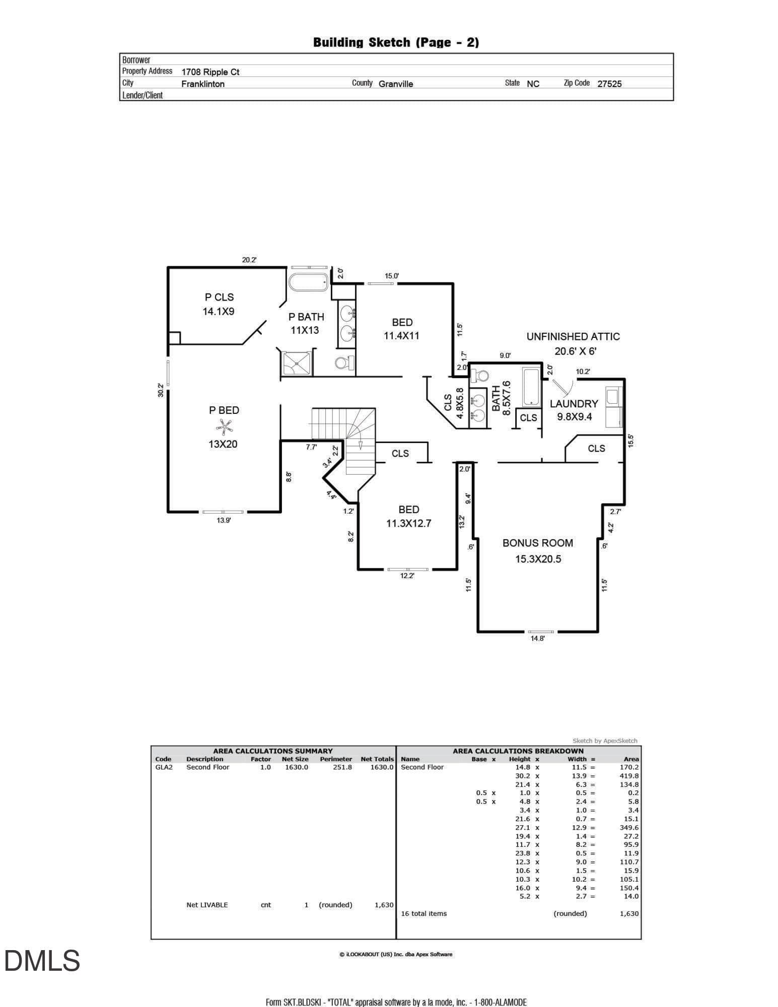 floor plans (1)-2 - 1708 Ripple Court, Franklinton, NC 27525