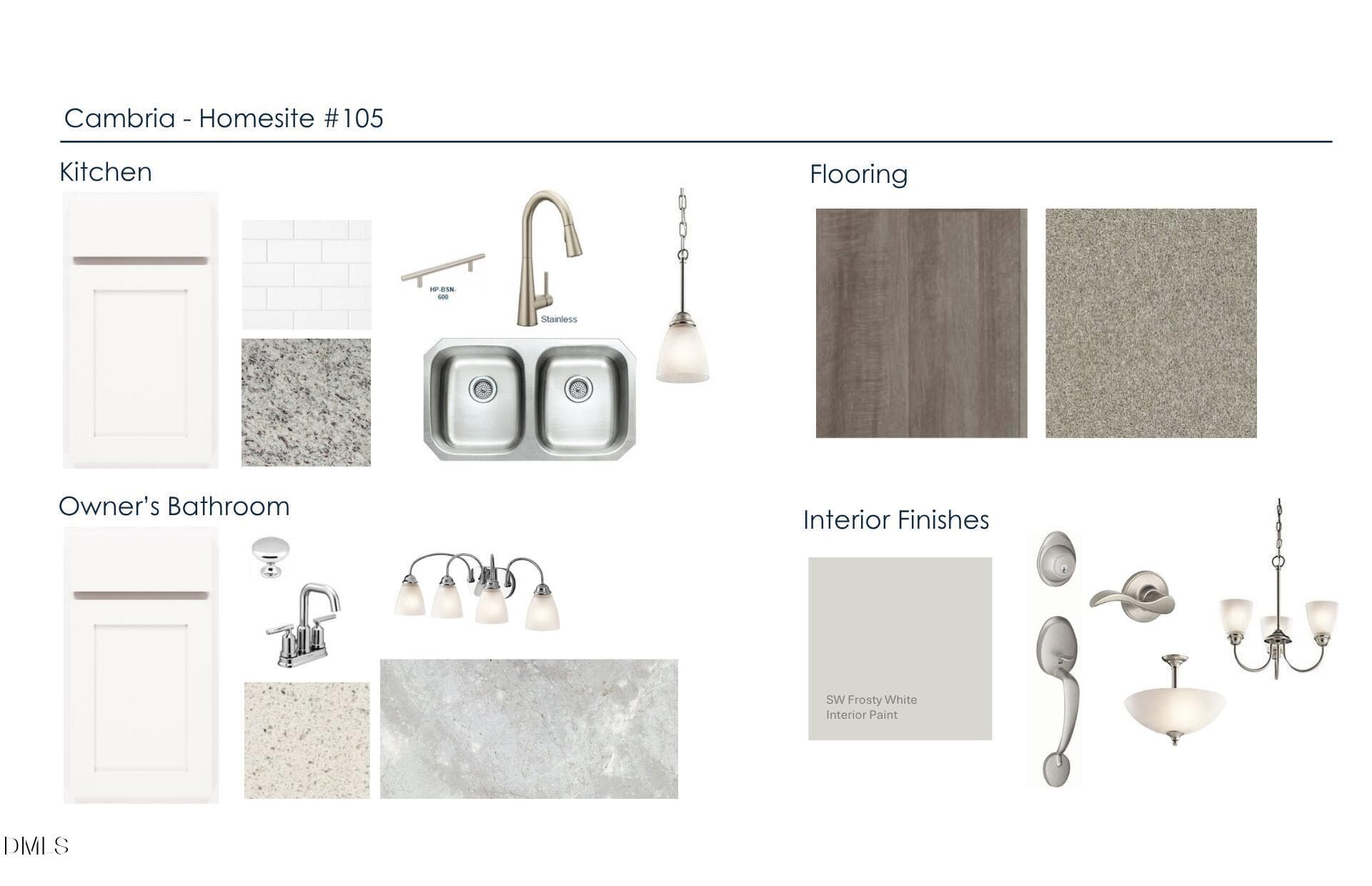 CAM Design Selections Lot #105 - 448 Havannah Road, Garner, NC 27529