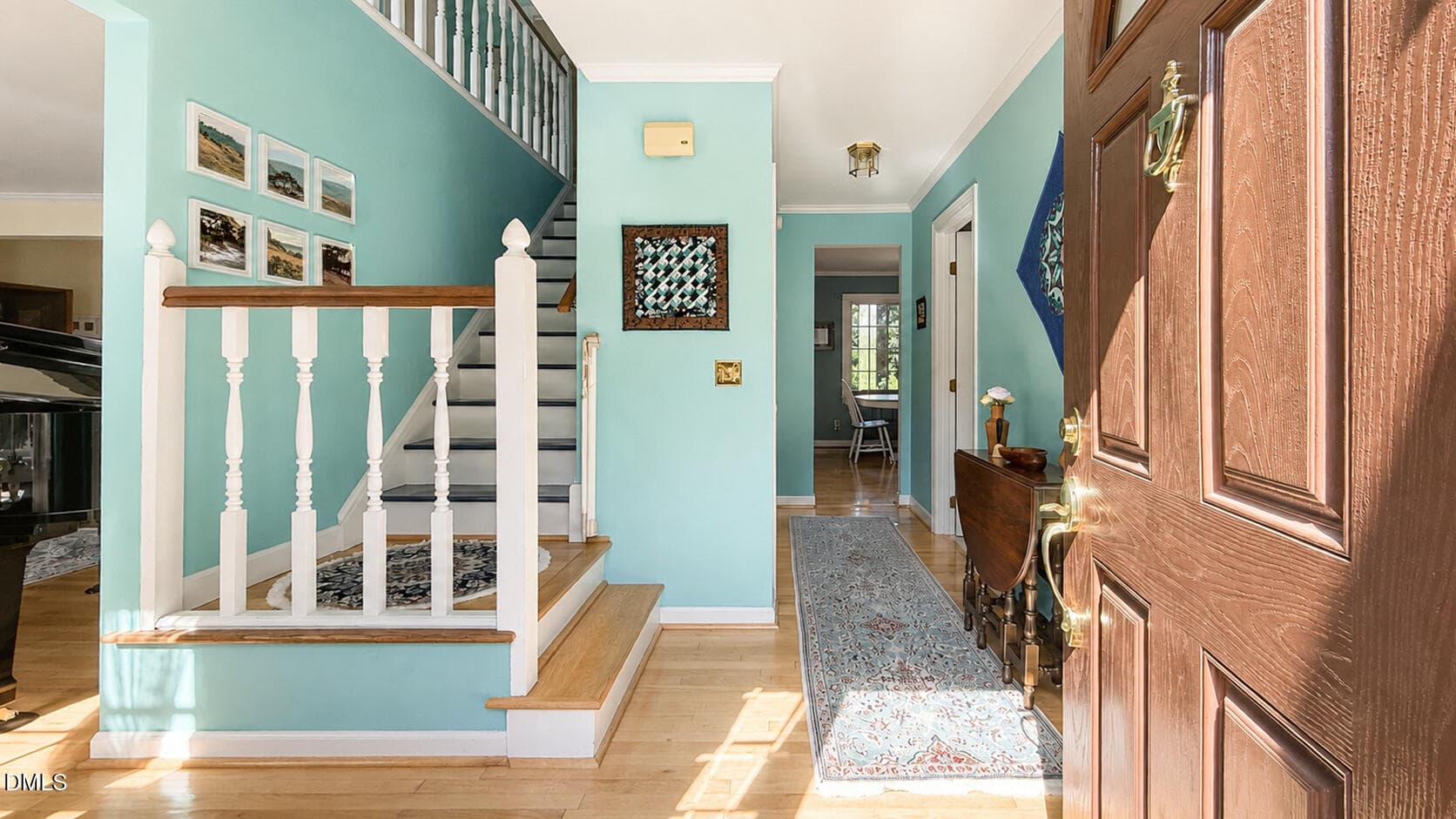 bright-sunlit-entry-foyer-mls-Edit - 115 Prince William Lane, Cary, NC 27511