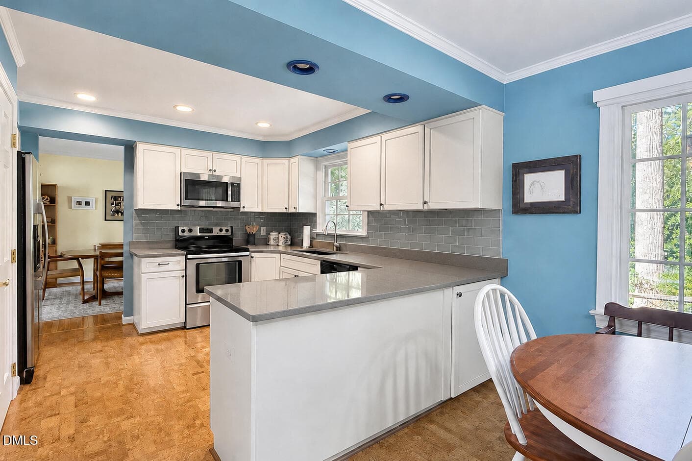 bright-airy-kitchen-cleared-counters-mls - 115 Prince William Lane, Cary, NC 27511
