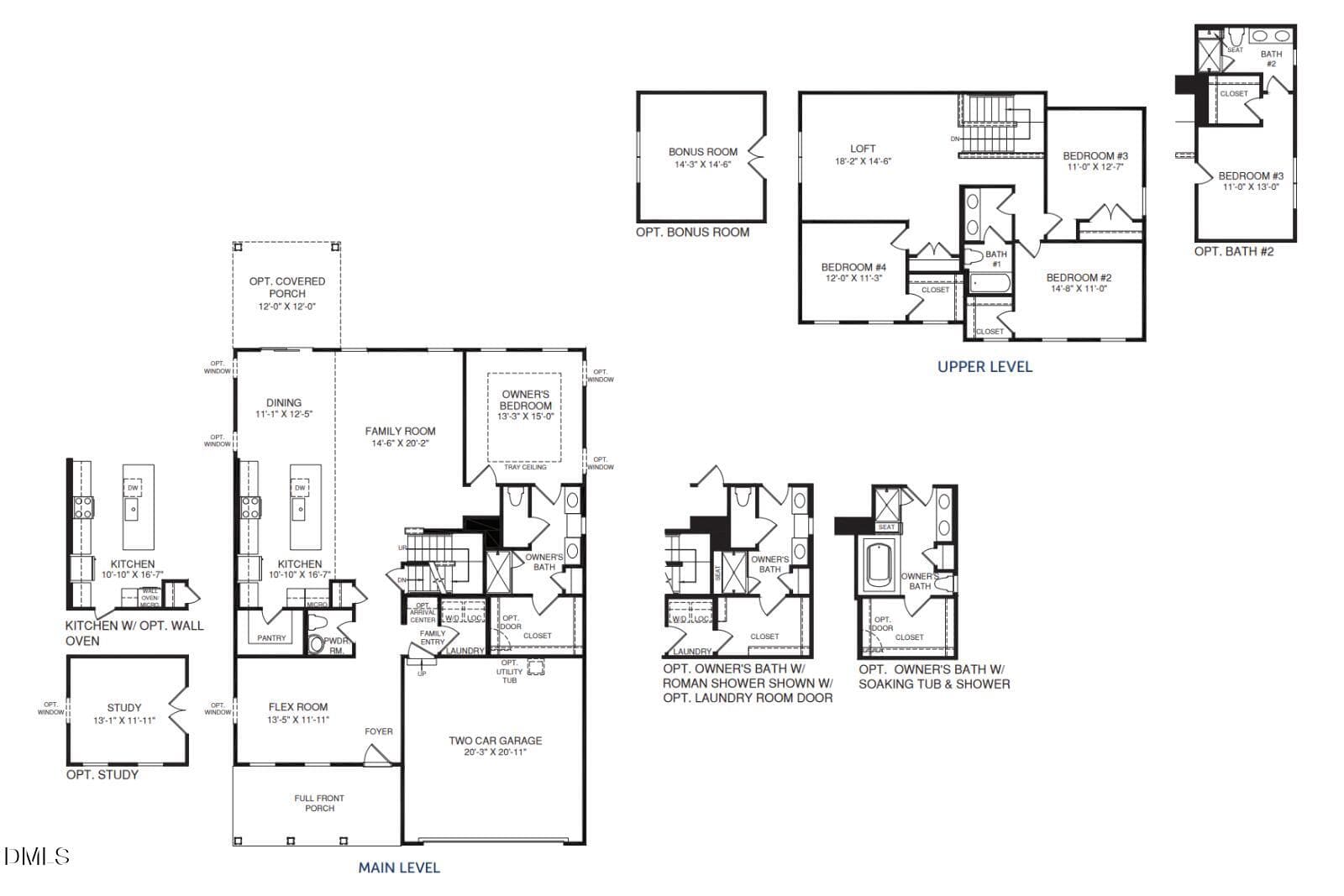 01b Greenwood Floorplan - 884 Nichols View Court, Raleigh, NC 27604, Raleigh