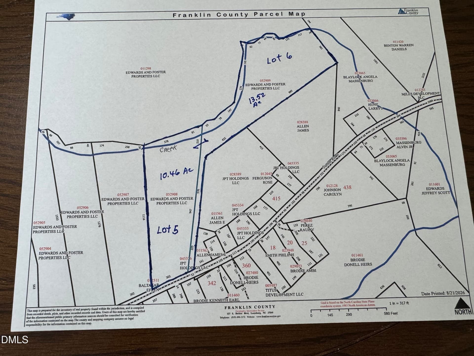 Lot 5 & 6 Sutton Rd, Louisburg, NC 27549