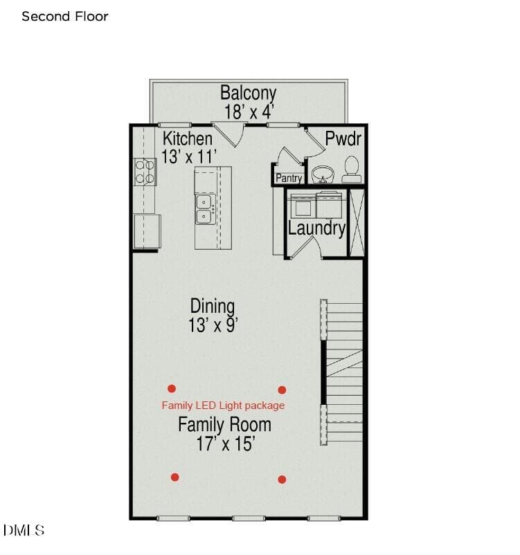 Second Floor - 714 Orchard Vista Circle, Raleigh, NC 27606, Raleigh
