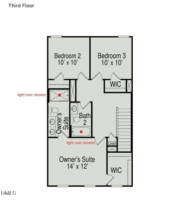 Third Floor - 714 Orchard Vista Circle, Raleigh, NC 27606, Raleigh