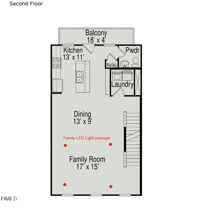 Second Floor - 712 Orchard Vista Circle, Raleigh, NC 27606, Raleigh