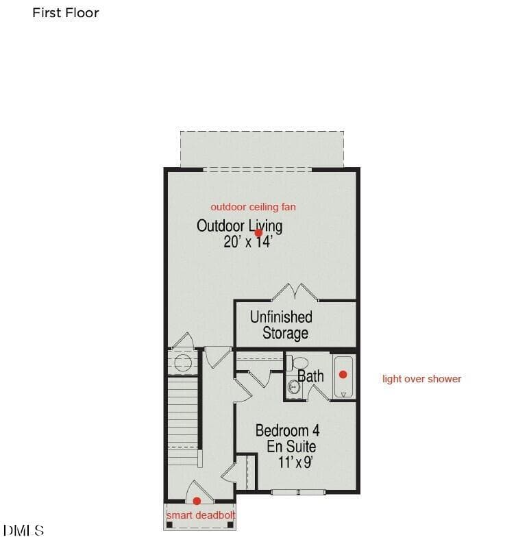 First Floor - 710 Orchard Vista Circle, Raleigh, NC 27606, Raleigh