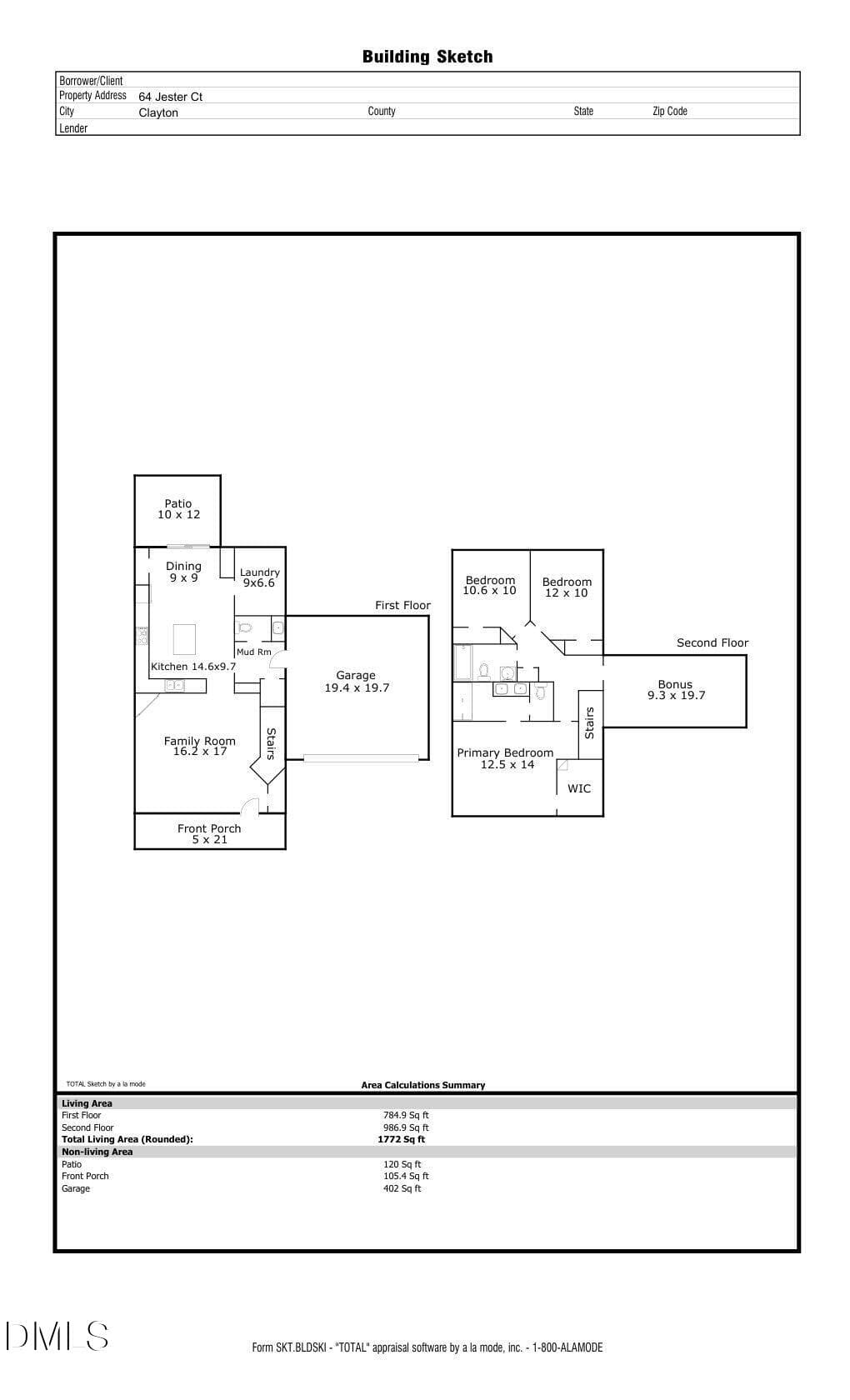 Floor Plan - 64 Jester Court, Clayton, NC 27520