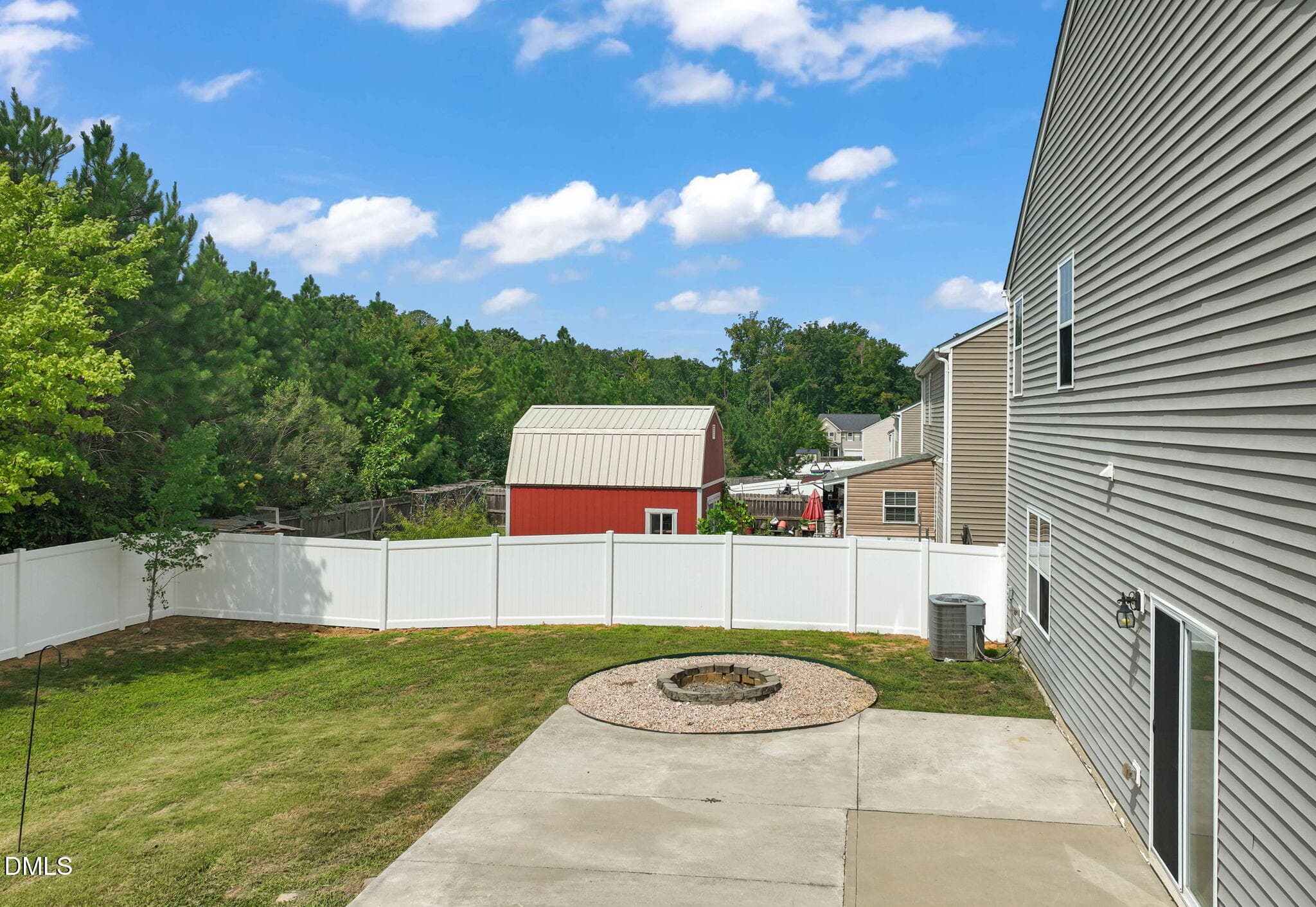 Fenced Rear Yard & Firepit - 1532 Stark Spring Street, Raleigh, NC 27610, Raleigh