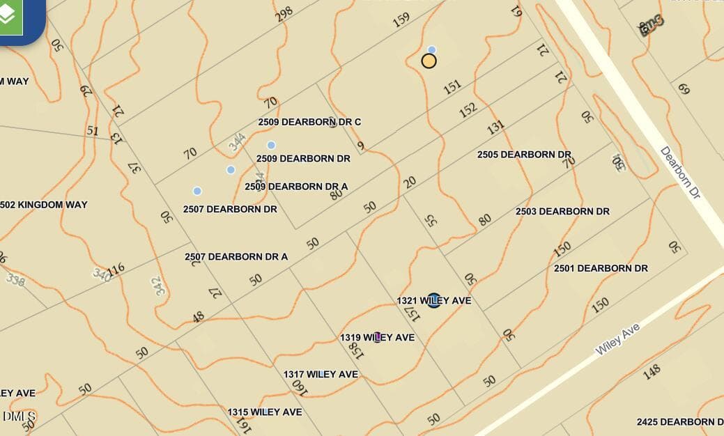 GIS - 2507 Dearborn Drive, Durham, NC 27704