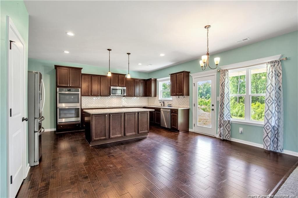 Built in wall oven and Microwave - 6132 Shannon Woods Way, Hope Mills, NC 28348
